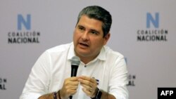 Juan Sebastián Chamorro, prisionero político del régimen Ortega-Murillo en Nicaragua (Inti Ocon/AFP).