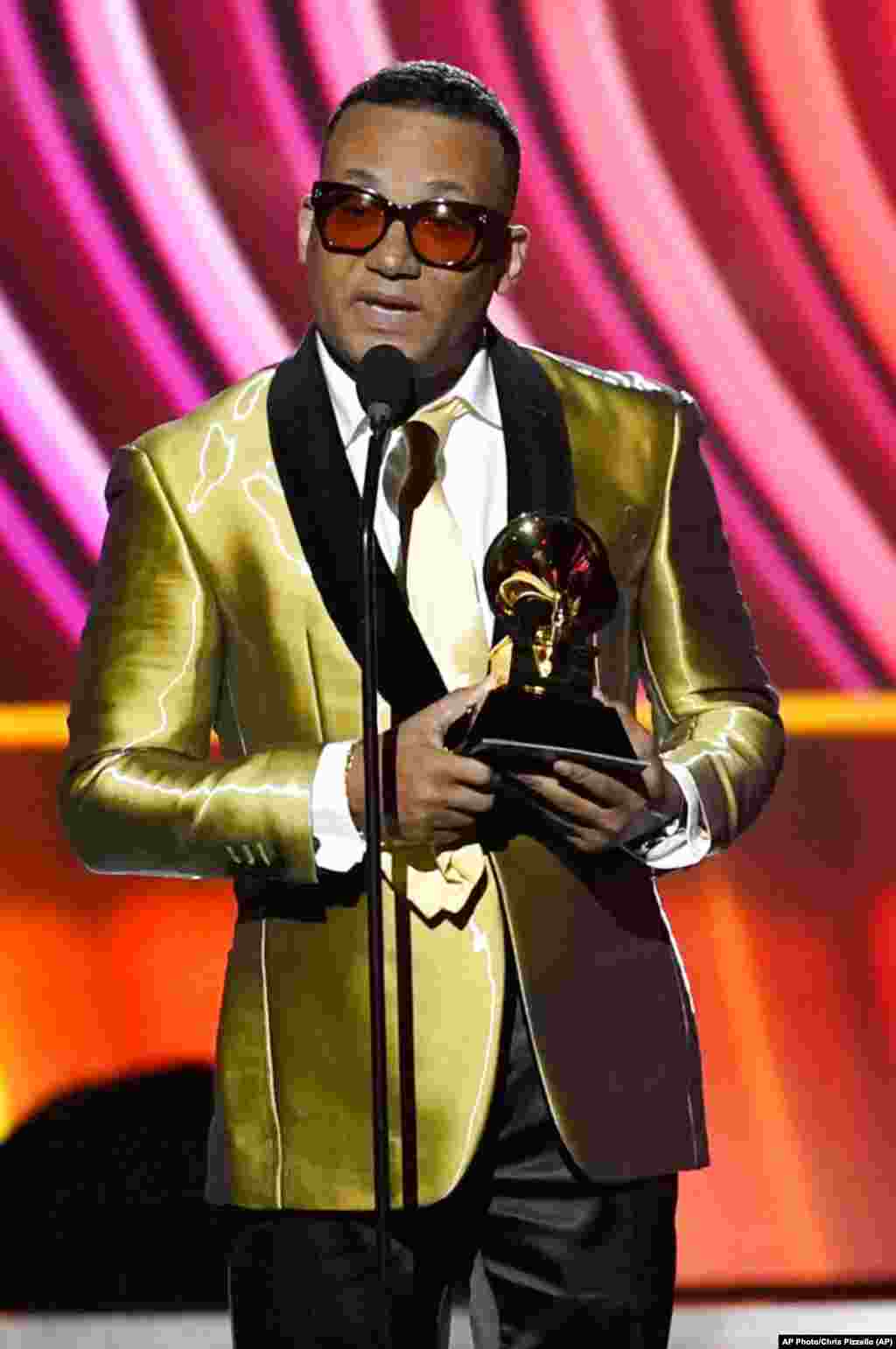 FOTO ARCHIVO. Gonzalo Rubalcaba en la 64 edición de los Premios Grammy. En la 23 entrega del Grammy Latino ganó Mejor Álbum Tropical Tradicional junto a Aymée Nuviola.