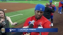 Declaraciones del lanzador cubano Luis Miguel Romero