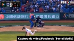Cuba cae ante Holanda en partido inaugural del Clásico Mundial de Béisbol. (Captura de video/Facebook)