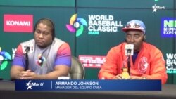 Declaraciones de Armando Johnson, mánager del equipo Cuba en el Clásico Mundial de Béisbol