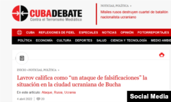 Abril 4, 2022 Cubadebate sobre Bucha.