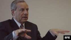 El canciller de Costa Rica, Enrique Castillo, durante una entrevista con Efe en Ciudad de Panamá (Panamá)