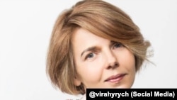 La periodista de RFE/RL Vira Hyrych.