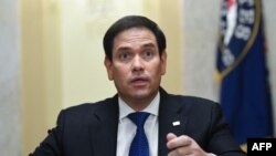 Marco Rubio, senador cubanoamericano por el Estado de la Florida. (Kevin Dietsch / AFP).