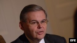 El senador demócrata de Nueva Jersey Robert Menendez.