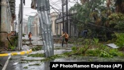 Daños causados ​​por el huracán Ian en Pinar del Río, Cuba. (AP/Ramón Espinosa)