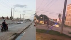 Fuerzas policiales se pasearon en caravana por las calles de la ciudad de Cárdenas, en Matanzas
