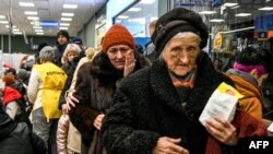 Evacuación en la ciudad de Mariúpol, Ucrania