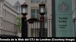 Vista de la Corte Real de Justicia de UK donde puede ser juzgado el Banco Nacional de Cuba por impago de deudas