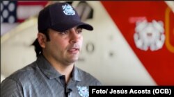 Hansel Pintos, portavoz del Séptimo Distrito de la Guardia Costera en entrevista con Radio Televisión Martí.