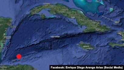 Reportan sismo de magnitud de  perceptible en la Isla de la Juventud