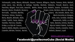 Imagen de campaña contra el feminicidio en Cuba. (Facebook/@yositecreoCuba)