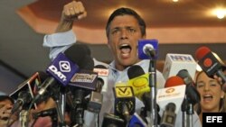 Fotografía de archivo del líder opositor Leopoldo López