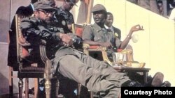 Fidel Castro en Etiopía con Mengistu