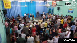 Iglesias protestantes celebran culto en La Habana 