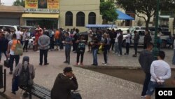 Cubanos en Nuevo Laredo, México