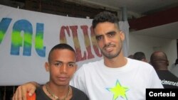 A la izquierda Reinier Aguero