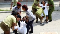 Dama de Blanco denuncia violencia de policía política durante arresto