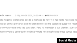 Comentario en Tribuna de La Habana