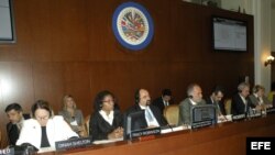 La Comisión Interamericana de Derechos Humanos (CIDH) celebra una sesión en Washington (EEUU).