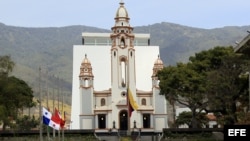 Vista general del Panteón Nacional de Venezuela en Caracas.