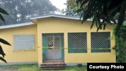 Casa de vivienda donde residían las dos enfermeras cubanas que fueron víctimas de un asalto sexual.