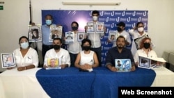 Familiares de las víctimas y opositores de Nicaragua
recuerdan a víctimas de Abril 2018
