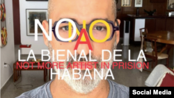 El reconocido artista cubano Marco Castillo ha pedido no respaldar la Bienal de La Habana. Tomado de @marco.a.castillo