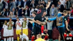 Los croatas vencieron 2-1 a Inglaterra, y discutir[an la final con Francia.