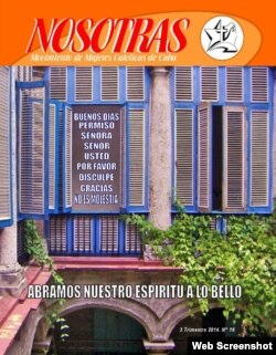 Revista "Nosotras", del Movimiento de Mujeres Católicas de Cuba.