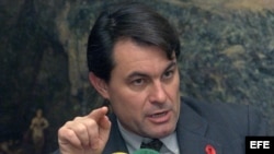 El presidente de la región autónoma de Catalunya, Artur Mas, en foto de archivo