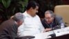 De izq. a der. Miguel Díaz-Canel, Nicolás Maduro y Raúl Castro. REUTERS/Stringer