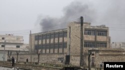 Comabtes en Aleppo, Siria. Archivo.