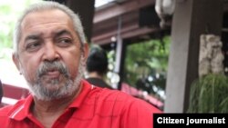Víctor Domínguez, escritor censurado en Cuba/ Foto cortesía: Luis Felipe Rojas.