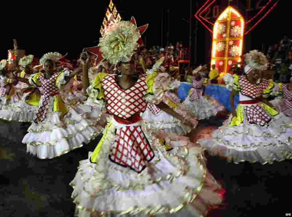 Las celebraciones del tradicional Carnaval de La Habana.