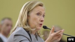 La secretaria de Estado estadounidense Hillary Clinton