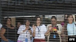 Venezolanas en Caracas, foto de archivo.