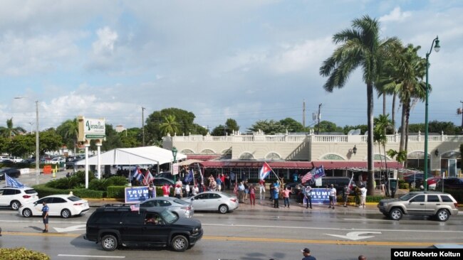 Caravana por la Libertad y la Democracia en Miami.