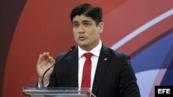 El presidente electo de Casta Rica, Carlos Alvarado.