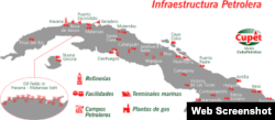 Instalaciones petroleras Cuba
