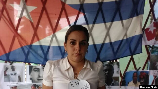 Arianna López Roque, activista de los derechos humanos en Placetas, Villa Clara. 