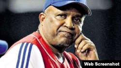 Alfonso Urquiola, exmánager del equipo de béisbol de Pinar del Río.