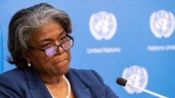 Linda Thomas-Greenfield, embajadora de EEUU ante Naciones Unidas (© Mary Altaffer/AP Images).