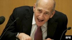 Fotografía de archivo del exprimer ministro israelí, Ehud Olmert.