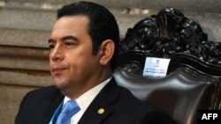 Jimmy Morales, presidente de la República de Guatemala.