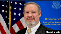 Timothy Zúñiga-Brown, encargado de Negocios en la Embajada de Estados Unidos en Cuba.