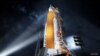 El nuevo cohete de la NASA, "Space Launch System" (Sistema de Lanzamiento Espacial, o SLS), enviará astronautas a la Luna en las misiones Artemis. (NASA).