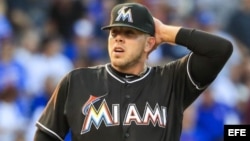 El ex lanzador de los Miami Marlins, José Fernández.