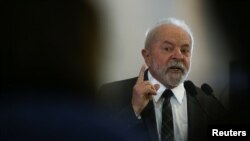 El expresidente de Brasil, Luiz Inácio Lula da Silva, en un foro en Sao Paulo el 22 de agosto de 2022. (Reuters/Carla Carniel).